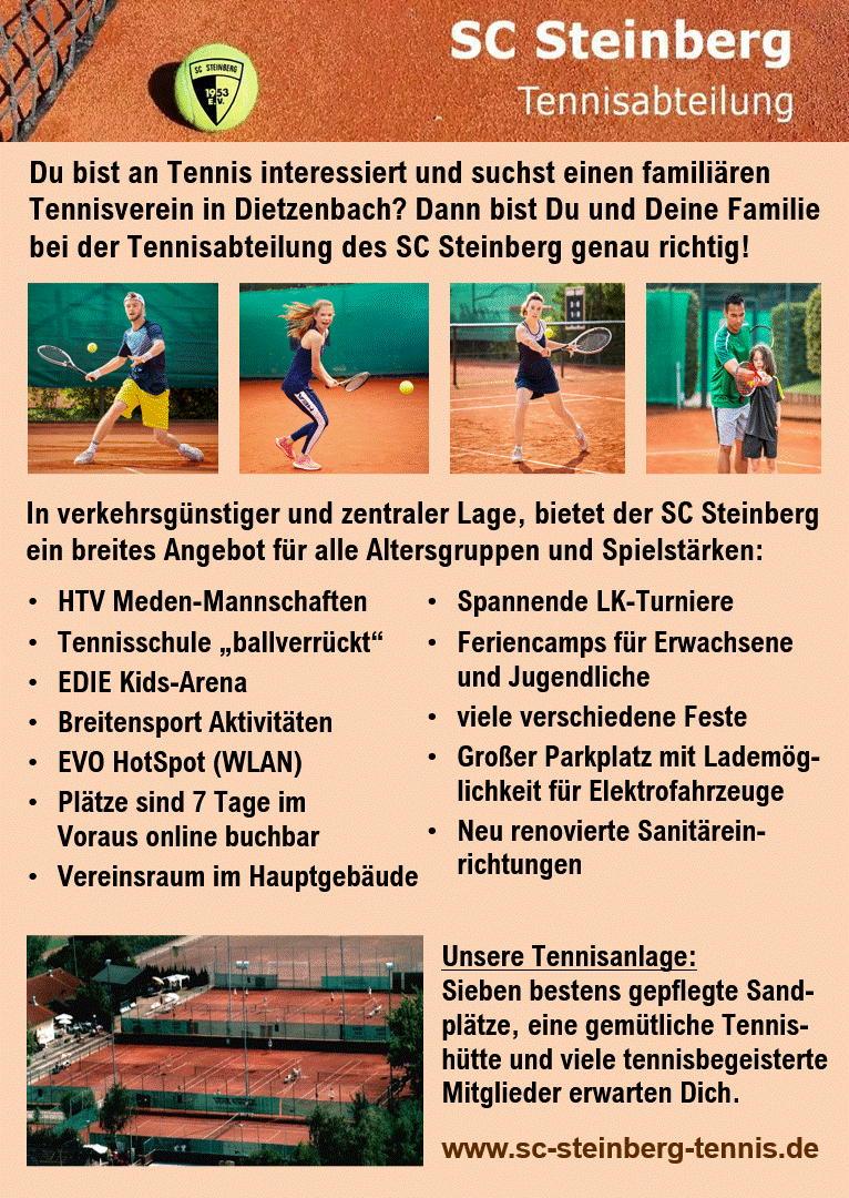 Image Flyer SC Steinberg Tennisabteilung